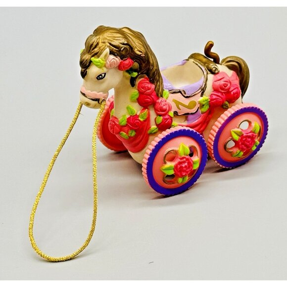 Kid Kore Carousel Parade Horse Lot of 3 Black Brown Tan American Greetings 1999 - Picture 8 of 10